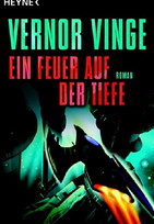 Ein Feuer auf der Tiefe