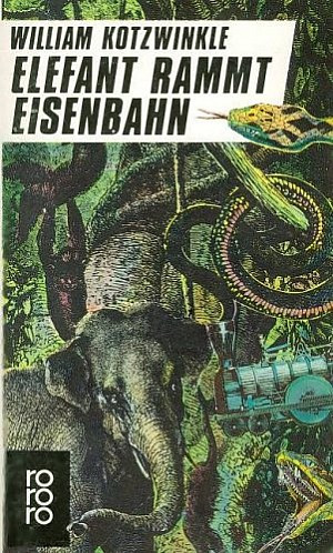 Elefant rammt Eisenbahn