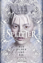 Splitter aus Silber und Eis